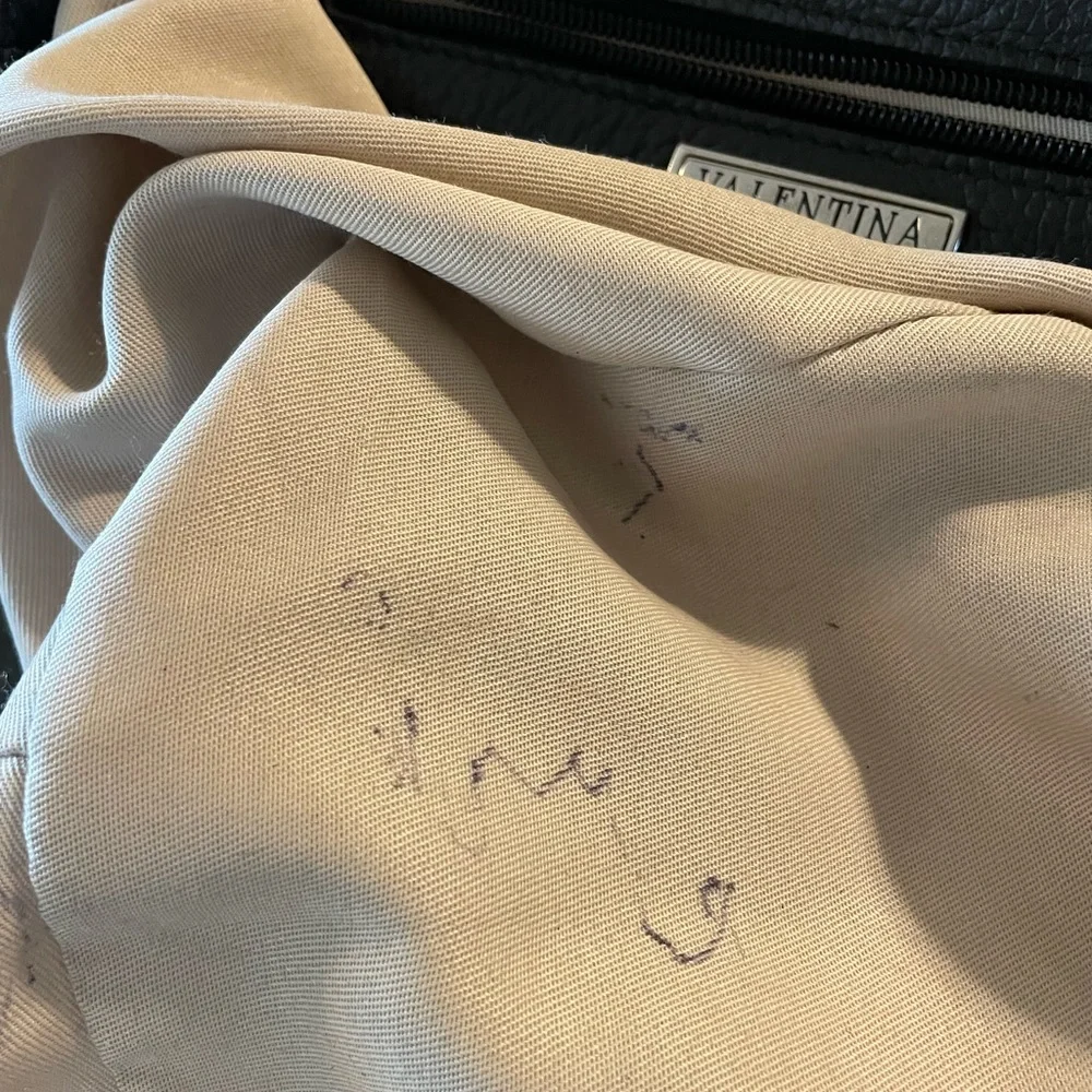 Y2K Valentina Black Pebble Leather Backpack